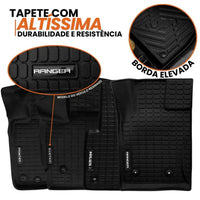 TAPETE TIPO BANDEJA PREMIUM RANGER 2017 A 2023 JOGO COMPLETO
