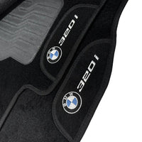 TAPETES CARPETE PRETO BMW 320i 2012 A 2019 4 PEÇAS