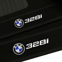 TAPETES CARPETE PRETO BMW 328i 2013 A 2018 4 PEÇAS