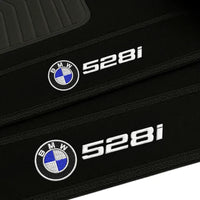 TAPETES CARPETE PRETO BMW 528i 2010 A 2016 4 PEÇAS