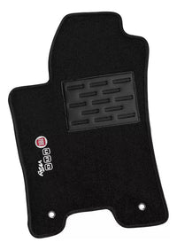 TAPETE CARPETE UNO WAY 2010 A 2021 PRETO 4 PEÇAS BORDADO